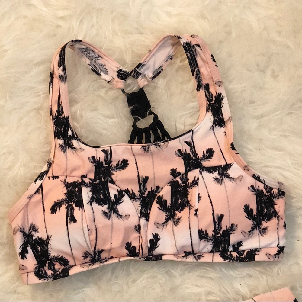 Pink Palm Tree Bikini Set 👙